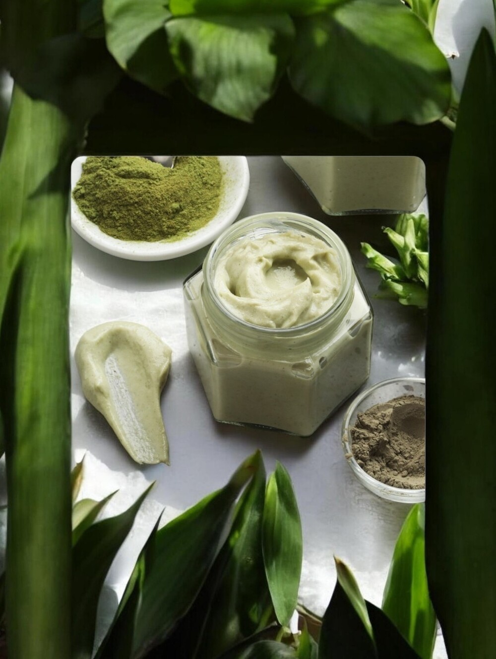 Green Tea Face Scrub 4oz jars